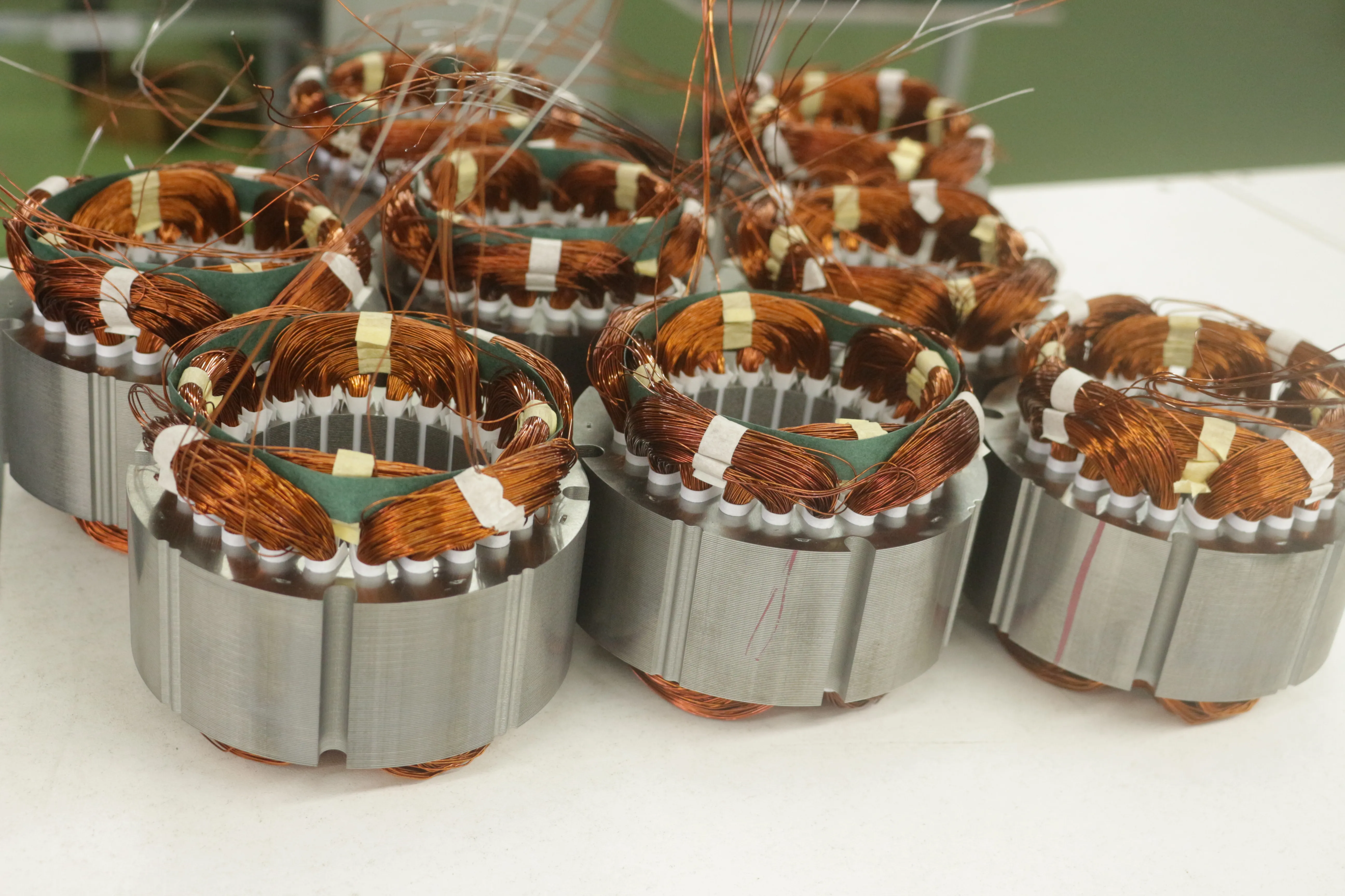 Pure copper motor interior coils for air curtain motor