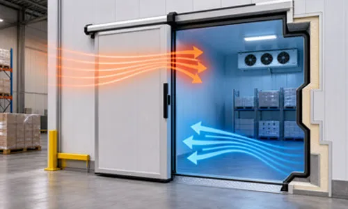 low temperature anti frost air curtain for freezer room application