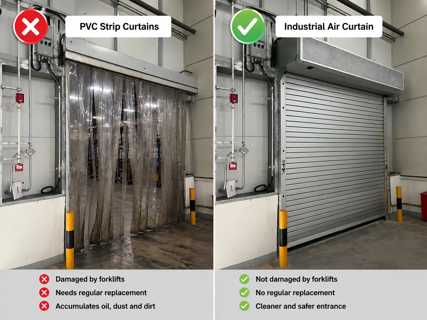 Air Curtain for Industrial Use: Benefits, Specifications & Buying Guide compare industrial air curtain
