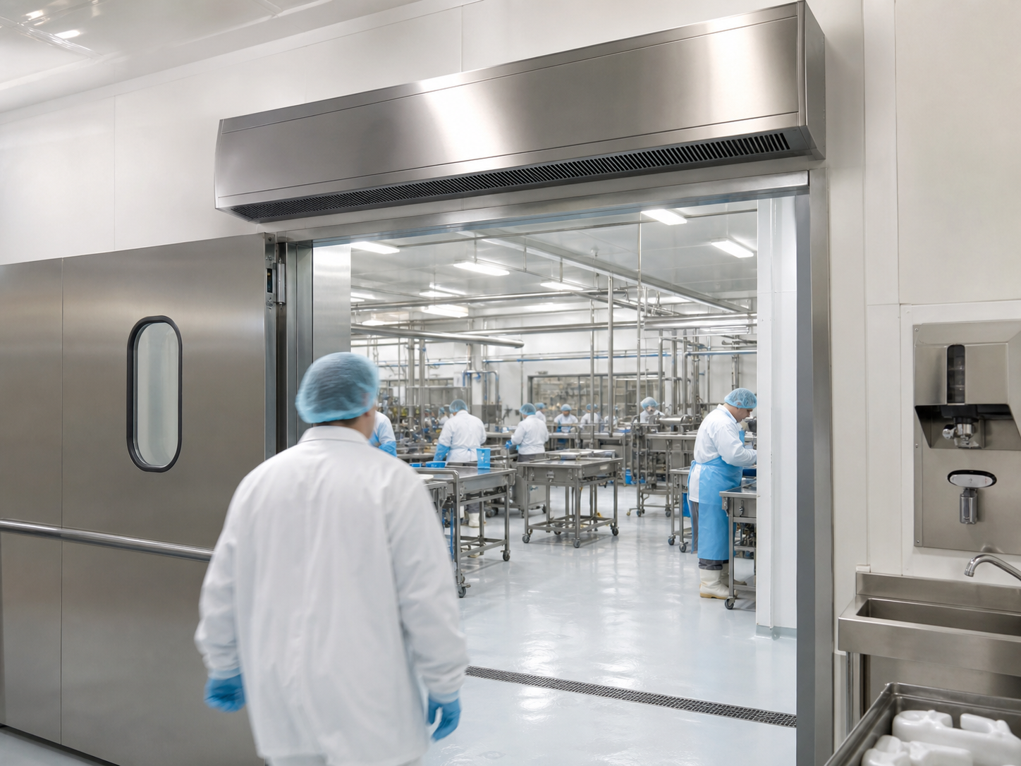 Air Curtain for Industrial Use: Benefits, Specifications & Buying Guide Stainless steel industrial air curtain for food processing plant hygiene control