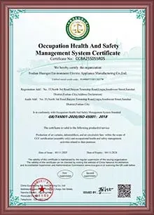 Safety Management System Certificate