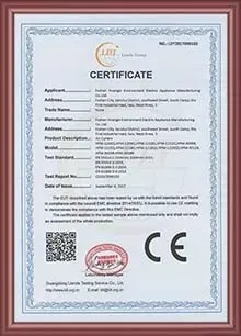 LBT certificate CE marking